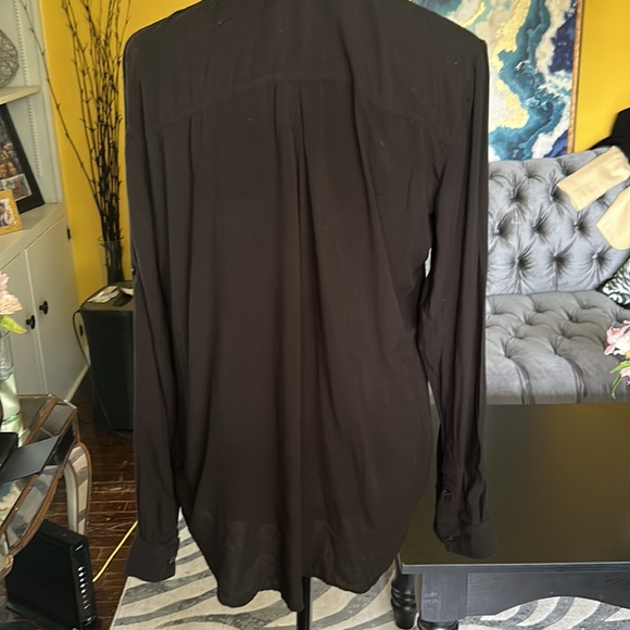 Cloth and stone black rayon shirt - Picture 7 of 11